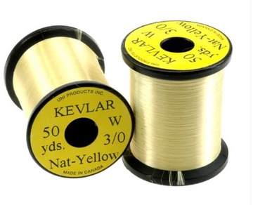 Uni Kevlar 3/0 50yds Nat.Yellow