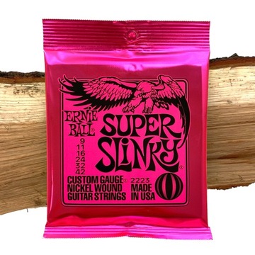 Struny gitarowe Ernie Ball Super Slinky 6 (9 - 42)