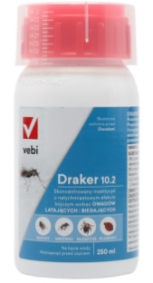 Draker 10.2 250ml muchy mrówki kleszcze pluskwy