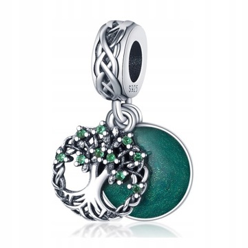 Charms Srebro 925 Zawieszka Drzewo Rodzinne