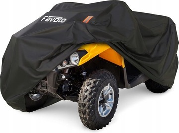 POKROWIEC NA QUADA XXXL ATV POKRYWA OCHRONNA WODOODPORNY UV 256 CM ODBLASK