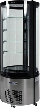 ХОЛОДИЛЬНАЯ ВИТРИНА ДЛЯ ТОРТОВ, ДЕСЕРТОВ, 400Л, ЧЕРНАЯ