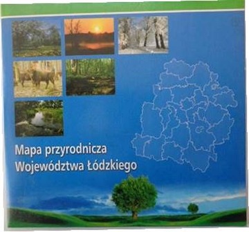 Mapa przyrodnicza Województwa Łódzkiego