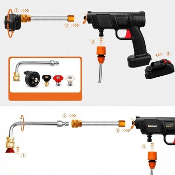 АККУМУЛЯТОРНАЯ САДОВАЯ МОЕЧНАЯ МАШИНА ПОД ДАВЛЕНИЕМ НАБОР ДЛЯ ОЧИСТКИ ОКОН POWER CUBE