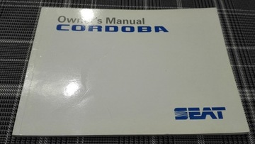 SEAT CORDOBA 1 Instrukcja Obslugi Ksiazka 1993