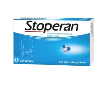 Stoperan biegunka podróż loperamid 18 kapsułek