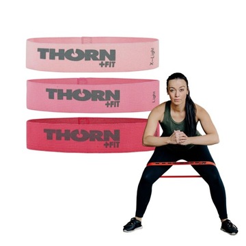 Zestaw damskich taśm oporowych do ćwiczeń THORN FIT HIP BAND