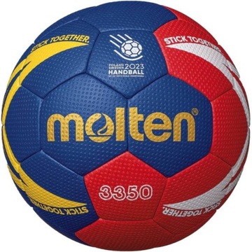Molten H3X3350 гандбол, р.3, темно-синий и красный