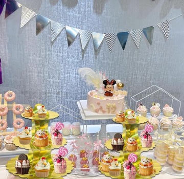 Кекс Патера Торт 3-этажные кексы Серебряная голограмма