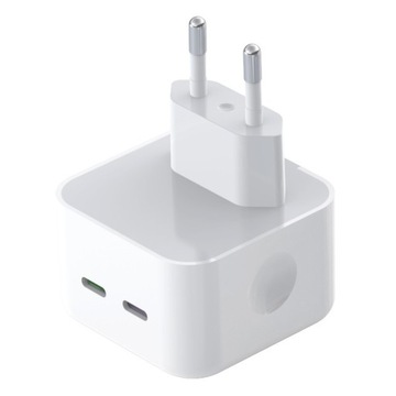 Зарядное устройство FAST Dual USB-C type C x 2 PD QC 3.0 35 Вт для Apple iPhone