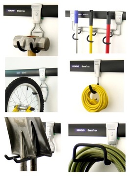 Вешалка для гаража с крючком KENOVO, 20 кг, ГРАБЛИ ДЛЯ ШВАБРЫ ДЛЯ МЕТЛЫ