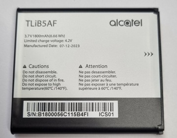 АККУМУЛЯТОР для модема ALCATEL TLiB5AF ONE TOUCH, MW40 **оригинал** 2023 года выпуска