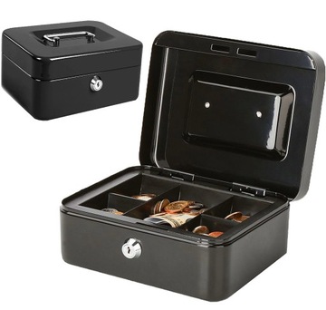 Большая ЧЕРНАЯ металлическая копилка.