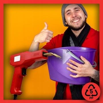 ZGRZEWARKA DO PLASTIKU SPAWARKA MOCNA ZSZYWACZ NA GORĄCO + ZSZYWKI + CĄŻKI