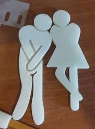 Юмор Туалет Символы Маркеры Мистер Миссис Блэк