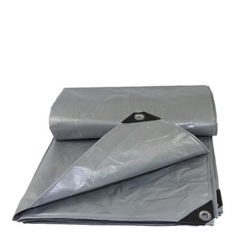 PLANDEKA SREBRNA MOCNA WZMACNIANA 10x20 +UV 120g