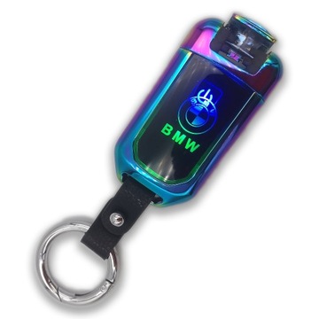 ПОДАРОЧНЫЙ СВЕТОДИОДНЫЙ АВТОМОБИЛЬНЫЙ БРЕЛОК ЗАЖИГАЛКА BMW PLASMA