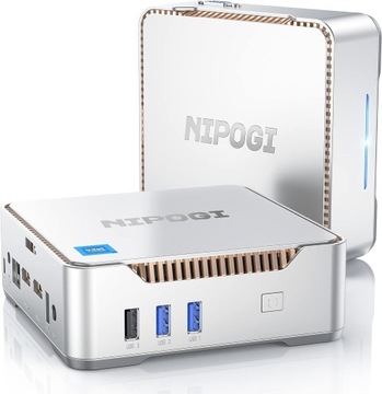 Komputer Mini PC NiPoGi GK3 Plus Intel Alder Lake N95 8/256GB M.2 SSD W11