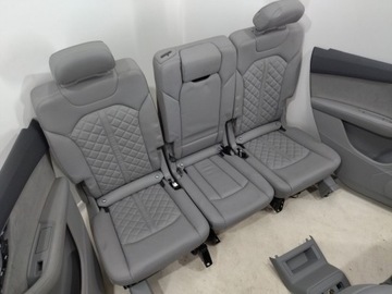 ОБИВКА СИДЕНИЙ БОКОВИНЫ ТУННЕЛЬНАЯ КОЖА AUDI SQ7 Q7 4M 2015-2019