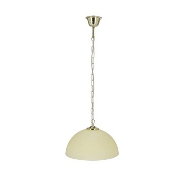 TREZZA LAMPA WISZĄCA MOSIĄDZ 1X60W E27 KLOSZ ECRU