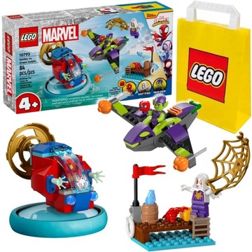 LEGO MARVEL SPIDERMAN 10793 Spidey kontra Zielony Goblin + Torba prezentowa