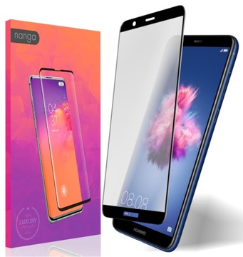 SZKŁO HARTOWANE DO HUAWEI P SMART PEŁNE FULL GLUE