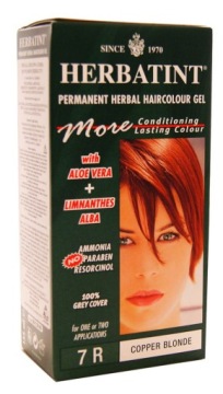 КРАСКА ДЛЯ ВОЛОС HERBATINT - Медный Блондин 7R