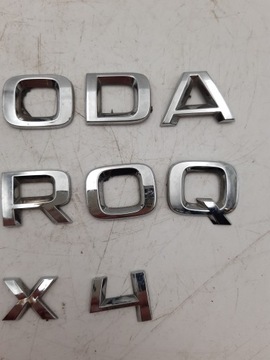 NÁPIS SKODA 5JA853687 NA KRYT ZADNÍ ORIGINÁLNÍ !!!