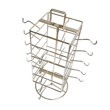Подставка для солнцезащитных очков вмещает 20 очков. Поворотный держатель