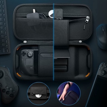 Чехол Spigen для Steam Deck/Steam Deck OLED, корпус на 360°, крышка