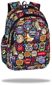 Plecak szkolny dla klas 1-3 Jerry - Scary Stickers, CoolPack, Patio