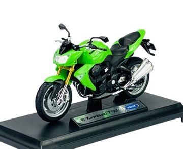 WELLY '07 KAWASAKI Z 1000 ZIELONY 1:18 MOTOCYKL NOWY MODEL