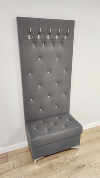 Мягкое стеганое подвесное пальто + пуф GLAMOUR 205X110см