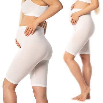 LEGGINSY CIĄŻOWE BEZSZWOWE LEGINSY KRÓTKIE KOLARKI