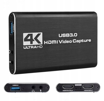 КАРТА ЗАХВАТА ВИДЕОЗАПИТАНИЯ 4K HDMI НА USB 3.0
