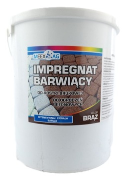 FARBA IMPREGNAT BARWIĄCY DO KOSTKI BRUKOWEJ BRĄZ