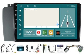 RADIO NAWIGACJA VOLVO XC70 S60 V70 2005-09 CARPLAY ANDROID AUTO 8/256GB SIM