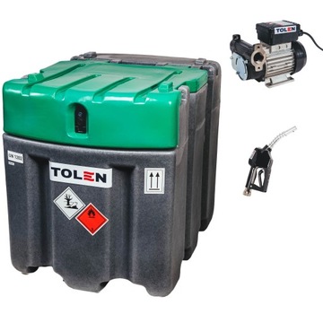 Zbiornik mobilny 600L do diesla ON Ropa CPN 230V Pompa 230V 70 l/min