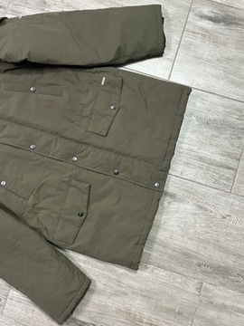 CARHARTT ANCHORAGE Kurtka Parka Męska Zimowa Ocieplana Logowana Khaki r. XL