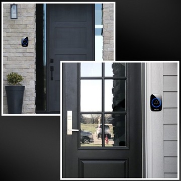 ДВЕРНОЙ ЗВОНОК, ВОРОТА, БЕСПРОВОДНОЙ, Водонепроницаемый IP44, до 300м, 110дБ