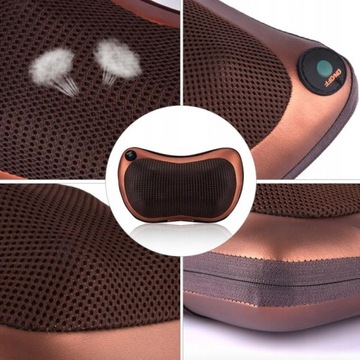 ПОДУШКА-МАССАЖЕР ШИАЦУ ДЛЯ МАССАЖА ШЕИ, СПИНЫ, ТЕЛА