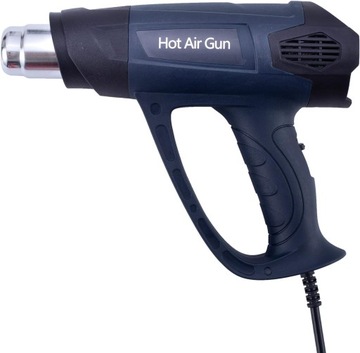 Электрическая ТЕПЛОВАЯ ПИСТОЛЕТКА с регулировкой, 2 передачи, 2000 Вт, регулировка 600С.