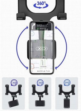 АВТОМОБИЛЬНЫЙ ДЕРЖАТЕЛЬ ТЕЛЕФОНА НА ЗЕРКАЛО ЗАДНЕГО ОБЗОРА