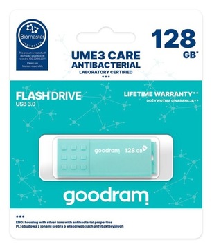 Флеш-накопитель GOODRAM UME3 CARE 128 ГБ USB 3.0