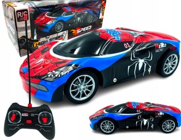 SPIDERMAN SAMOCHÓD SPORTOWY Auto na pilota R/C