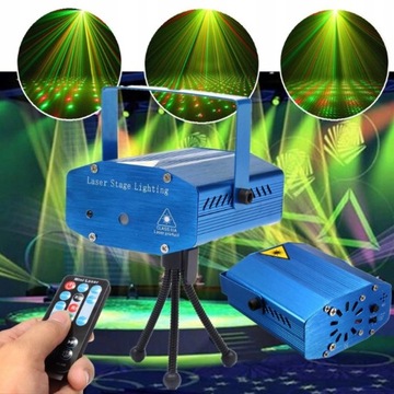 3D ЛАЗЕРНЫЙ ПРОЕКТОР ДИСКО ЛАЗЕРНЫЙ ДАТЧИК ЗВУКА