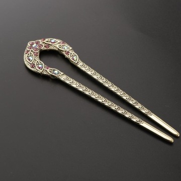 волосы, Заколка для волос со стразами Заколка для волос Фиолетовые волосы