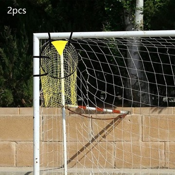 Футбольная тренировочная сетка для футбольных игр для начинающих, складные футбольные ворота, 2 шт.