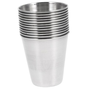 Kieliszki do shotów Mini miarka stalowa 12 szt LLWL LLWL