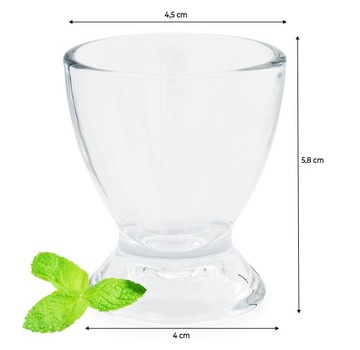 Kieliszki 35 ml do nalewki wódki jajek komplet 6 sztuk Glasmark